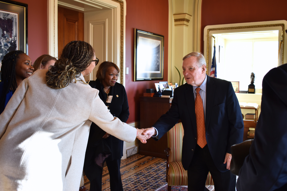 DURBIN MEETS WITH PREDOMINANTLY BLACK INSTITUTIONS OF ILLINOIS
